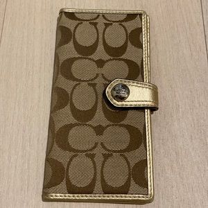 Coach check holder /wallet.